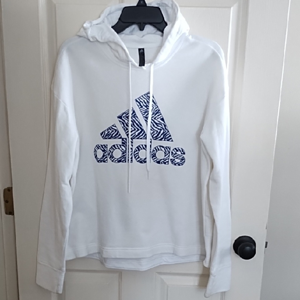 Adidas Women's White Hoodie